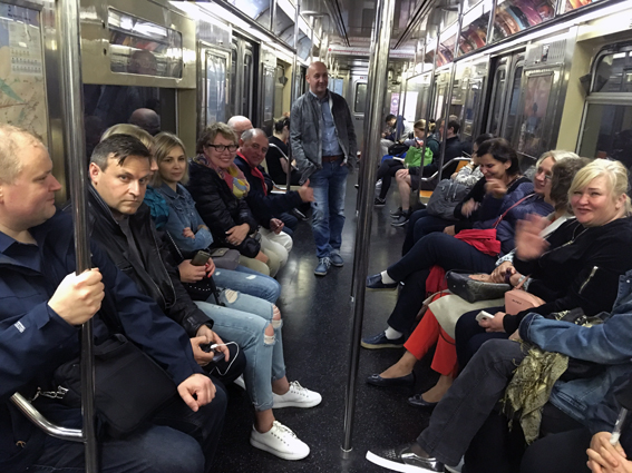ВАРПовцы в метро Нью Йорка